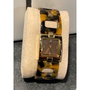 Ladies Tortoise Shell Watch by Pedre - New Battery